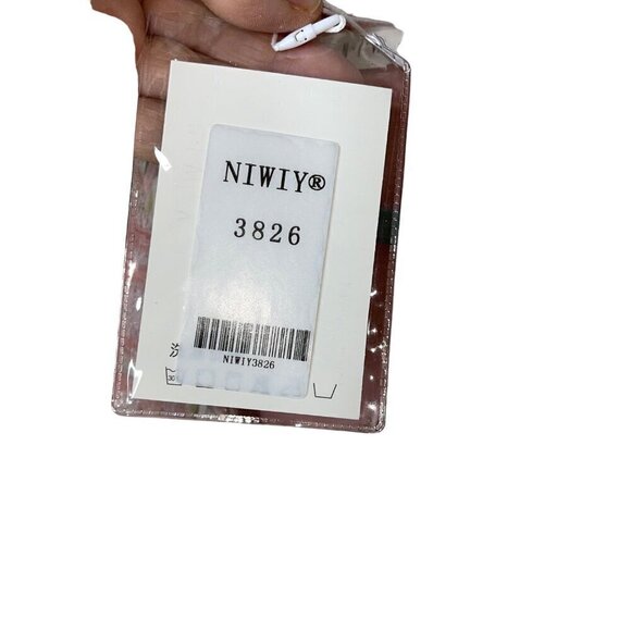 Niwiy Womens Vest Size Large Pink Tweed Pockets Button Up V Neck Sleeveless - Picture 7 of 10